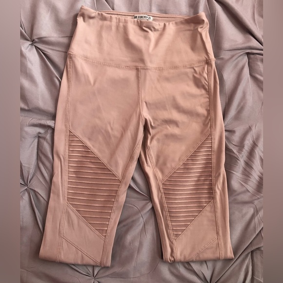 FOREVER21 Athletic Leggings in Blush Pink - SIZE S - Picture 2 of 4